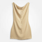 Vestido Cuello Drapeado Y Fruncido Lateral X1133 Julys®