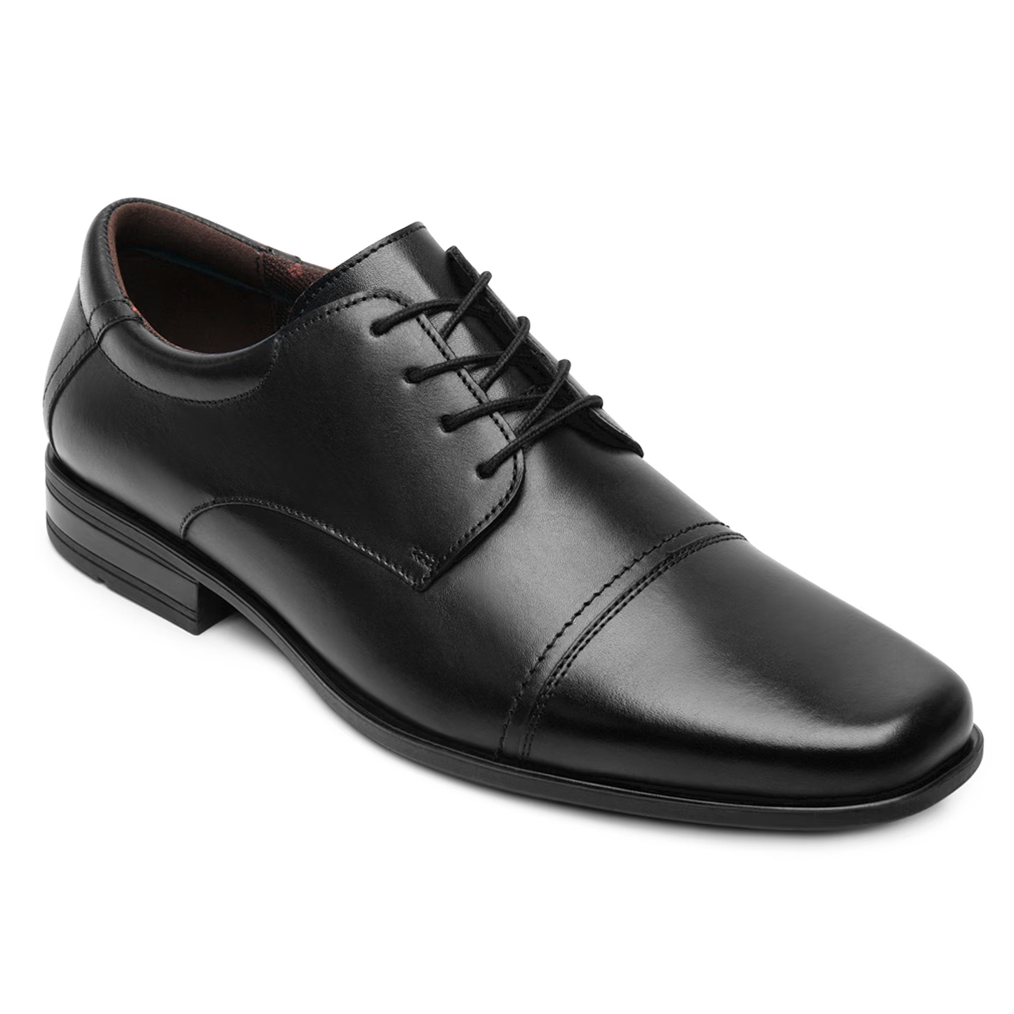 Zapato Derby Vestir Para Hombre Mod.90725 Flexi® Negro