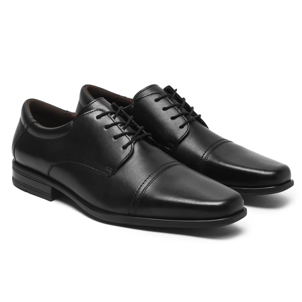 Zapato Derby Vestir Para Hombre Mod.90725 Flexi® Negro