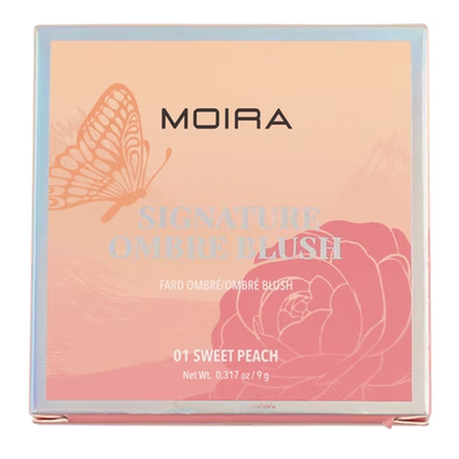 Rubor En Polvo Signature Ombre Blush Sweet Peach Marca Moira®