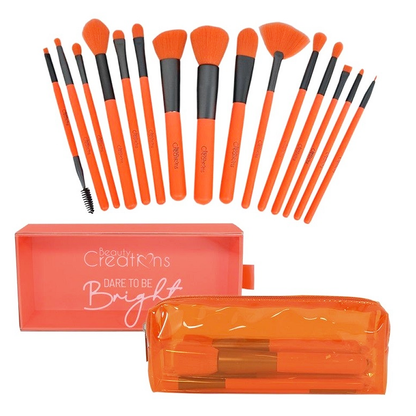 Set De Brochas 15pz Mod.dare To Be Bright Beauty Creations®