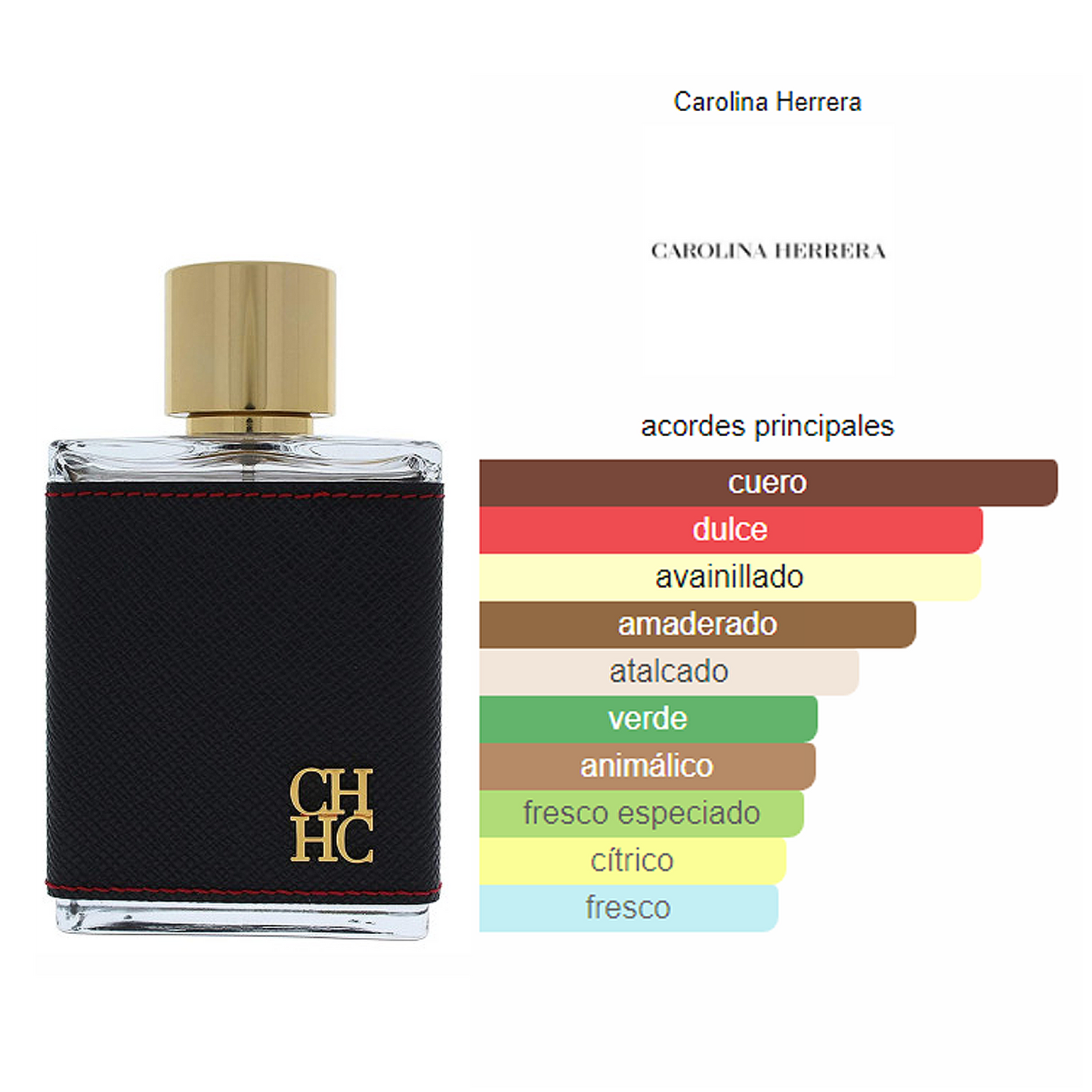 Perfume CH Men Carolina Herrera® 100ml Edt Para Caballero
