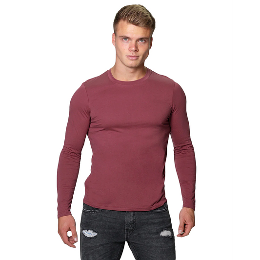 Playera Manga Larga Para Hombre Mod. A25303 Marca Bobois®