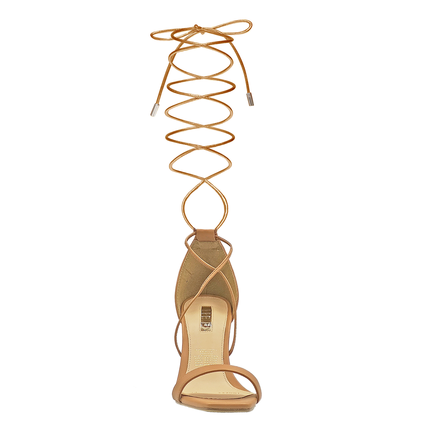 Zapatilla Sandalia Con Tiras 9cm Mod.aldana Sandalo Marca Efe®