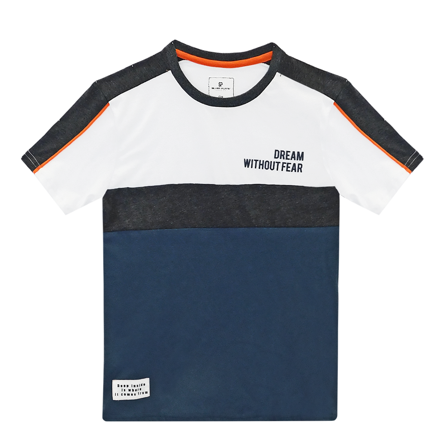 Playera De Hombre Casual Diseños Marca Silver Plate® AZUL