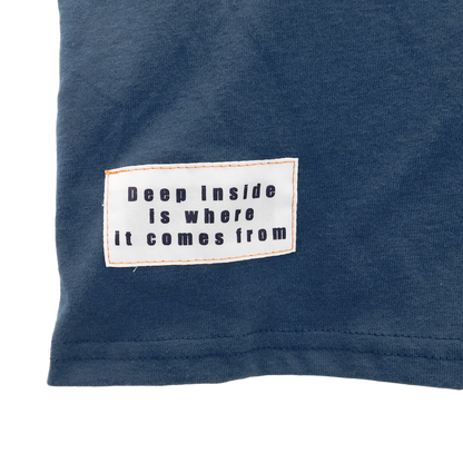 Playera De Hombre Casual Diseños Marca Silver Plate® AZUL