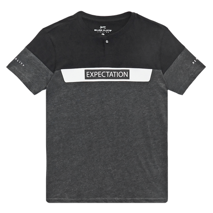 Playera De Hombre Casual Diseños Marca Silver Plate® GRIS