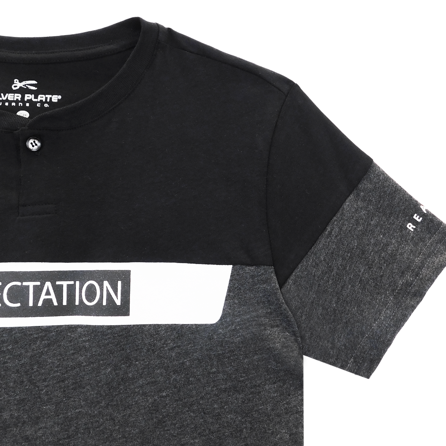 Playera De Hombre Casual Diseños Marca Silver Plate® GRIS