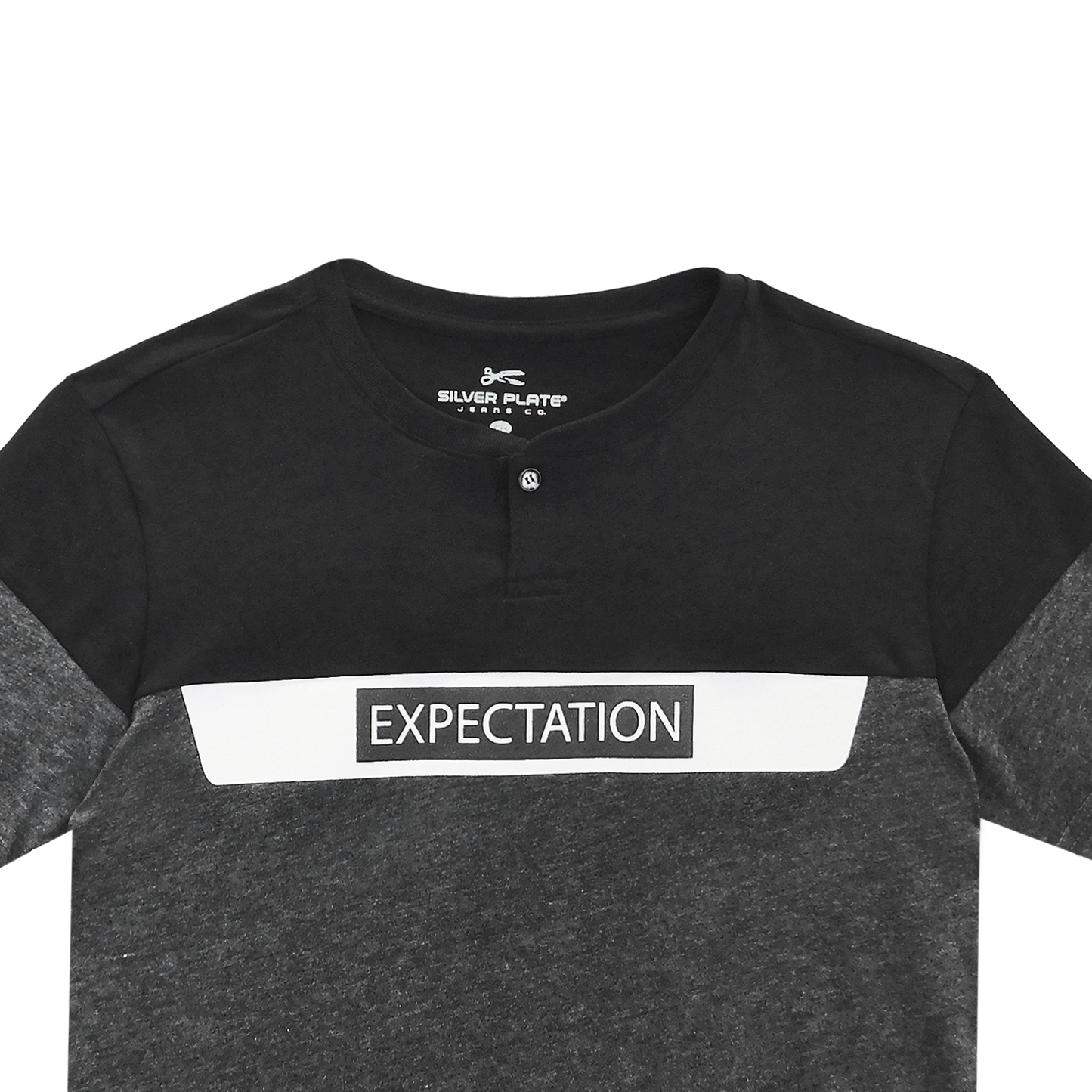 Playera De Hombre Casual Diseños Marca Silver Plate® GRIS