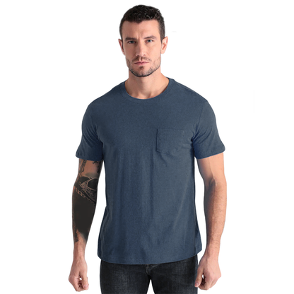 Playera Casual Básica De Hombre Marca Losan®AZUL