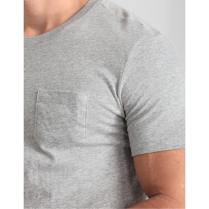 Playera Casual Básica De Hombre Marca Losan® GRIS
